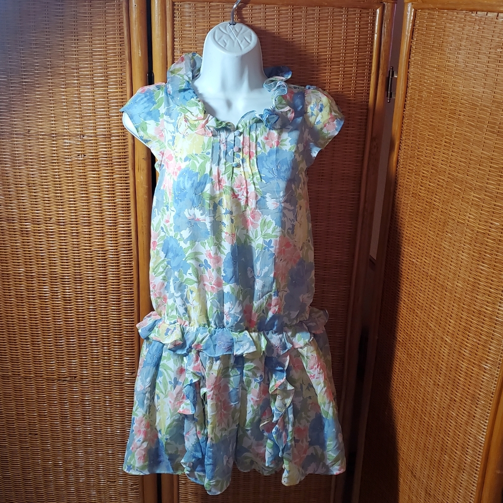 Ralph Lauren Floral Midi Dress size 12